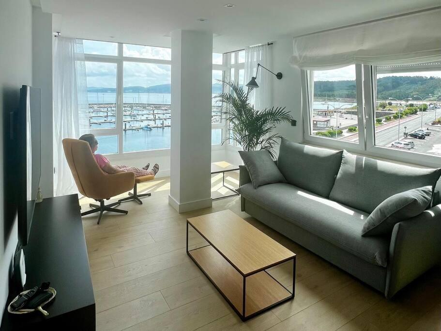 Ferienwohnung Malecon 47 Apartamento Reformado En Primera Linea Muxia Exterior foto